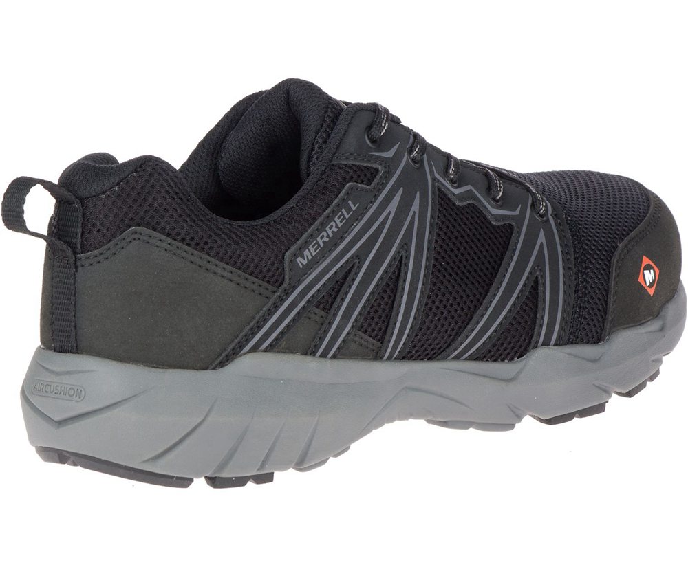 Merrell Sneakers Black - Fullbench Superlite Alloy Toe Wide Width - Mens 10QPRVLUJ